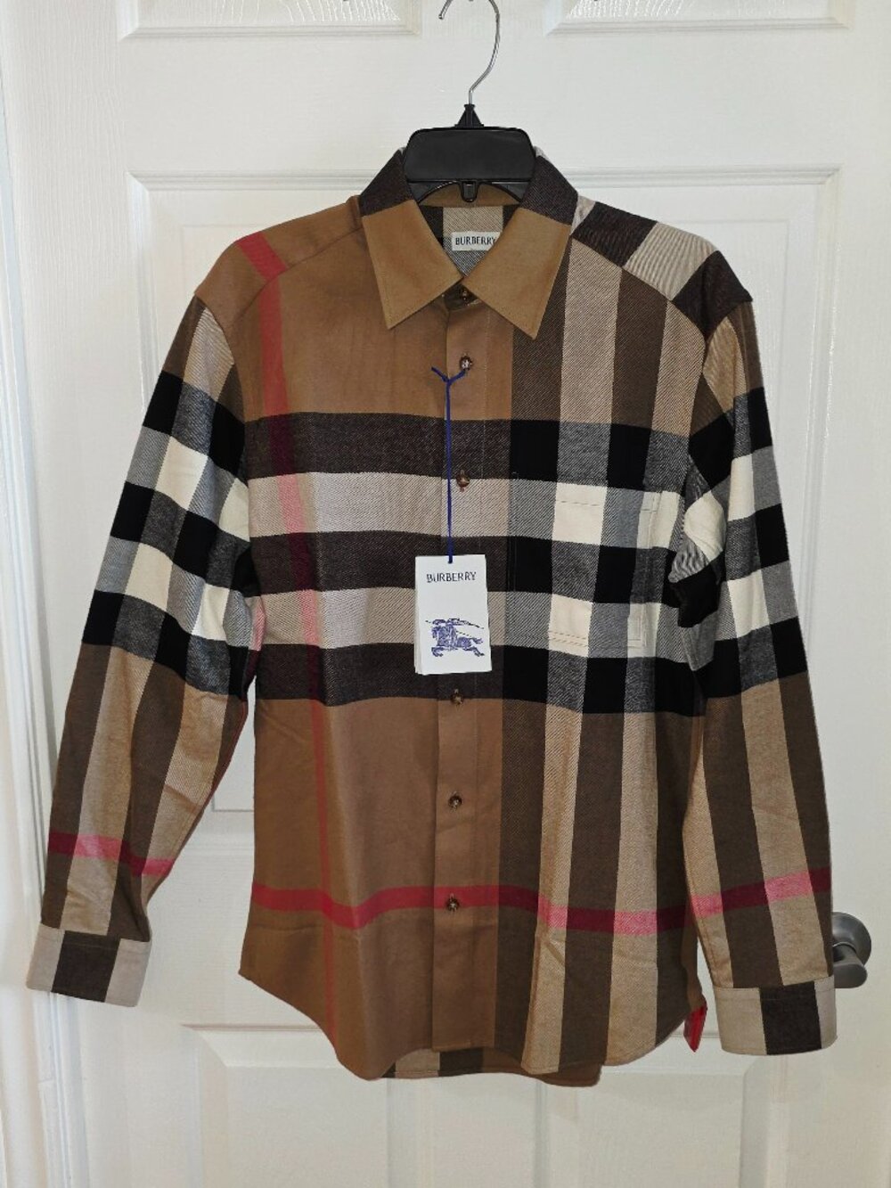 BURBERRY Check Cotton Shirt
